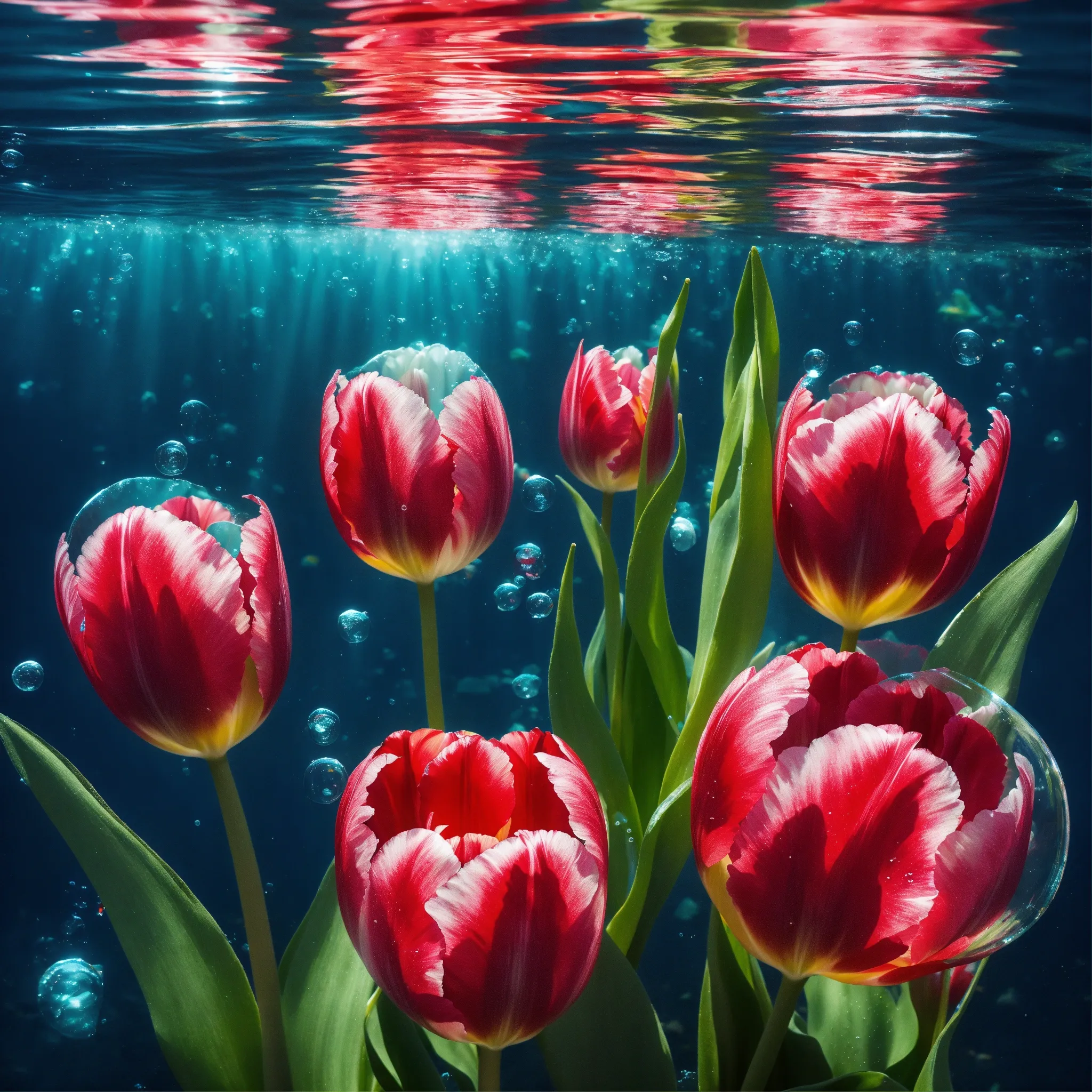 Arrangement of soft blue and white flowers with eucalyptus